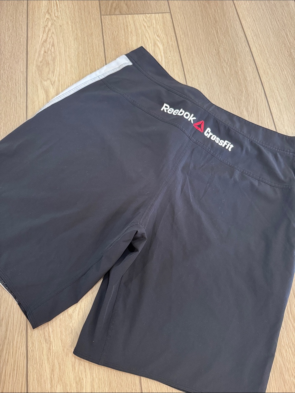 Reebok Crossfit Board Shorts Sz L Spellout Y2K WOD Workout